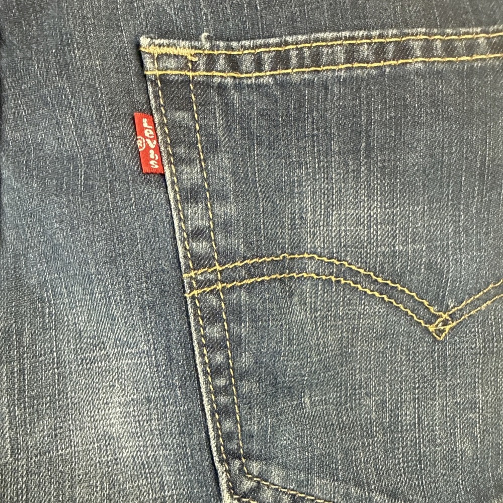 Levi's 569 Loose Straight Denim Shorts Mens Size 34 Medium Wash Blue - Picture 9 of 11